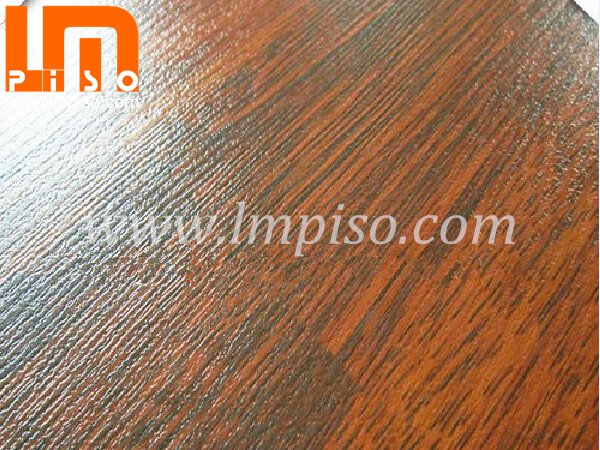 Commercial beveled v groove teak wood small embossed laminate floors