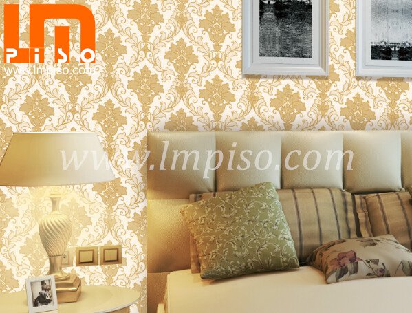 2014 new designs cheap pvc vinly interior wallpapers