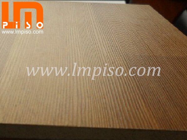 High density fiberboard single click glueless textured lamina
