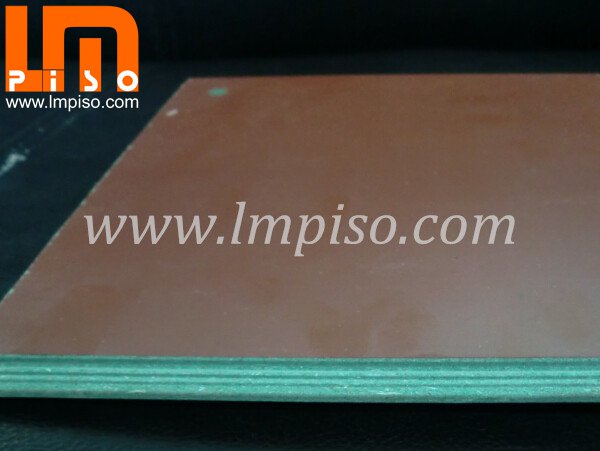 8mm brown back layer double green core laminate flooring