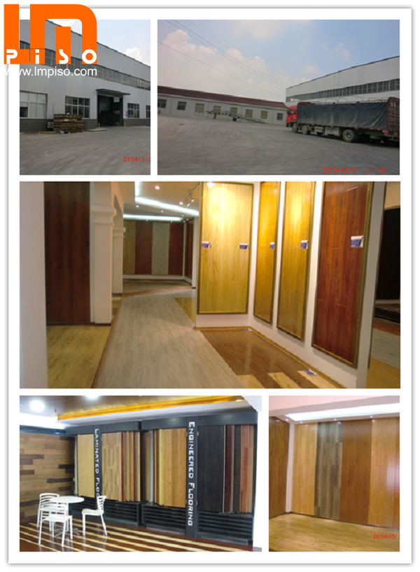 Onsale easy installation merbau wood small embossed laminated floors